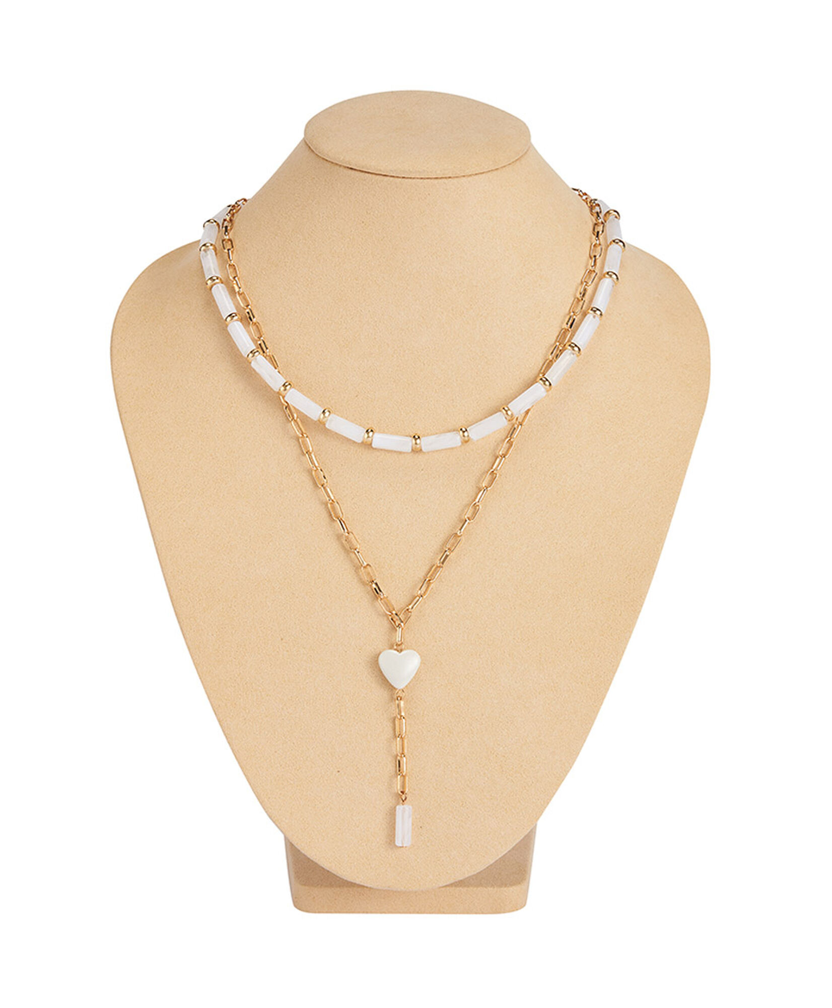 Collar mujer doble corazón Collar mujer doble corazón