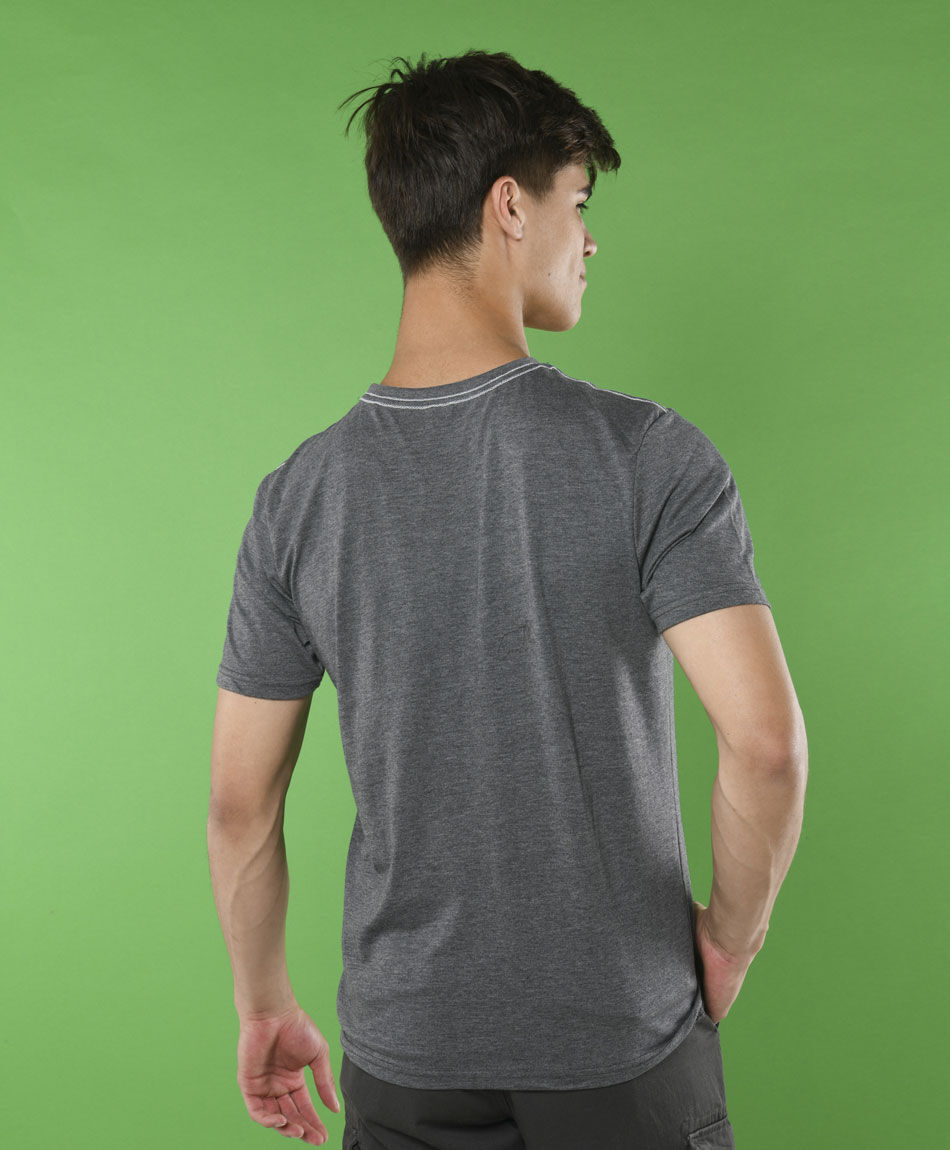 Polera manga corta cuello redondo