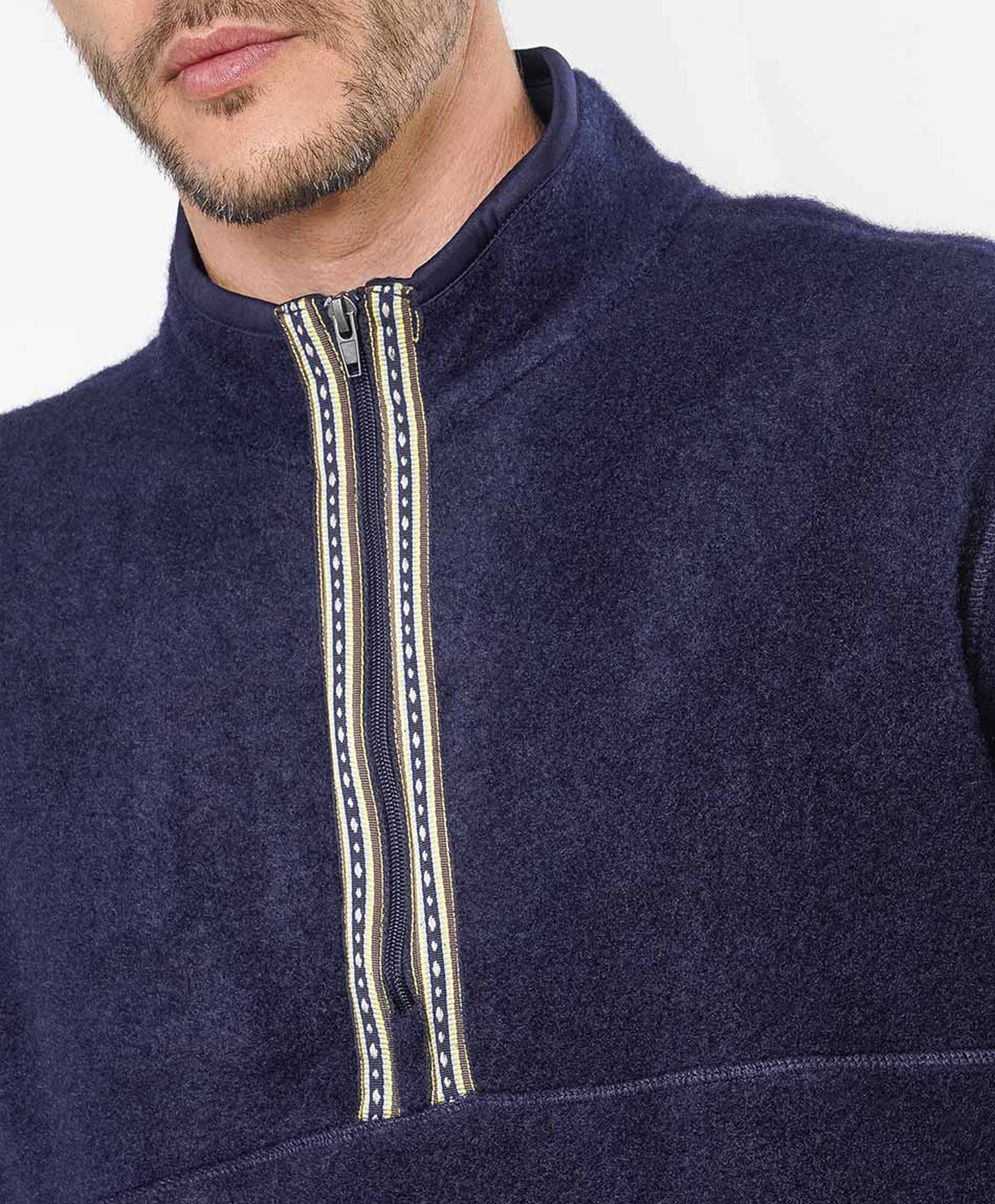 Chaqueta hombre polar doble línea Chaqueta hombre polar doble línea