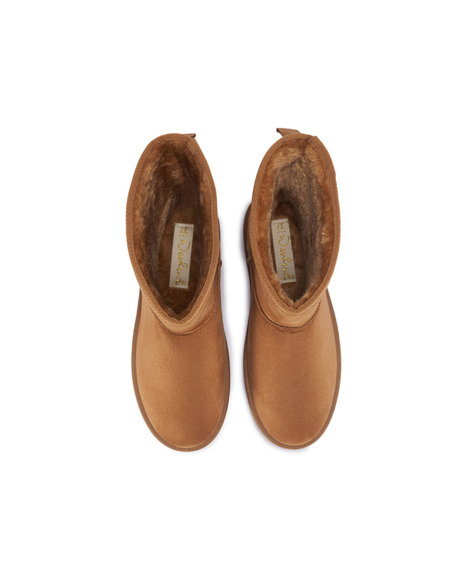 Pantubota mujer comfy larga caf&eacute;