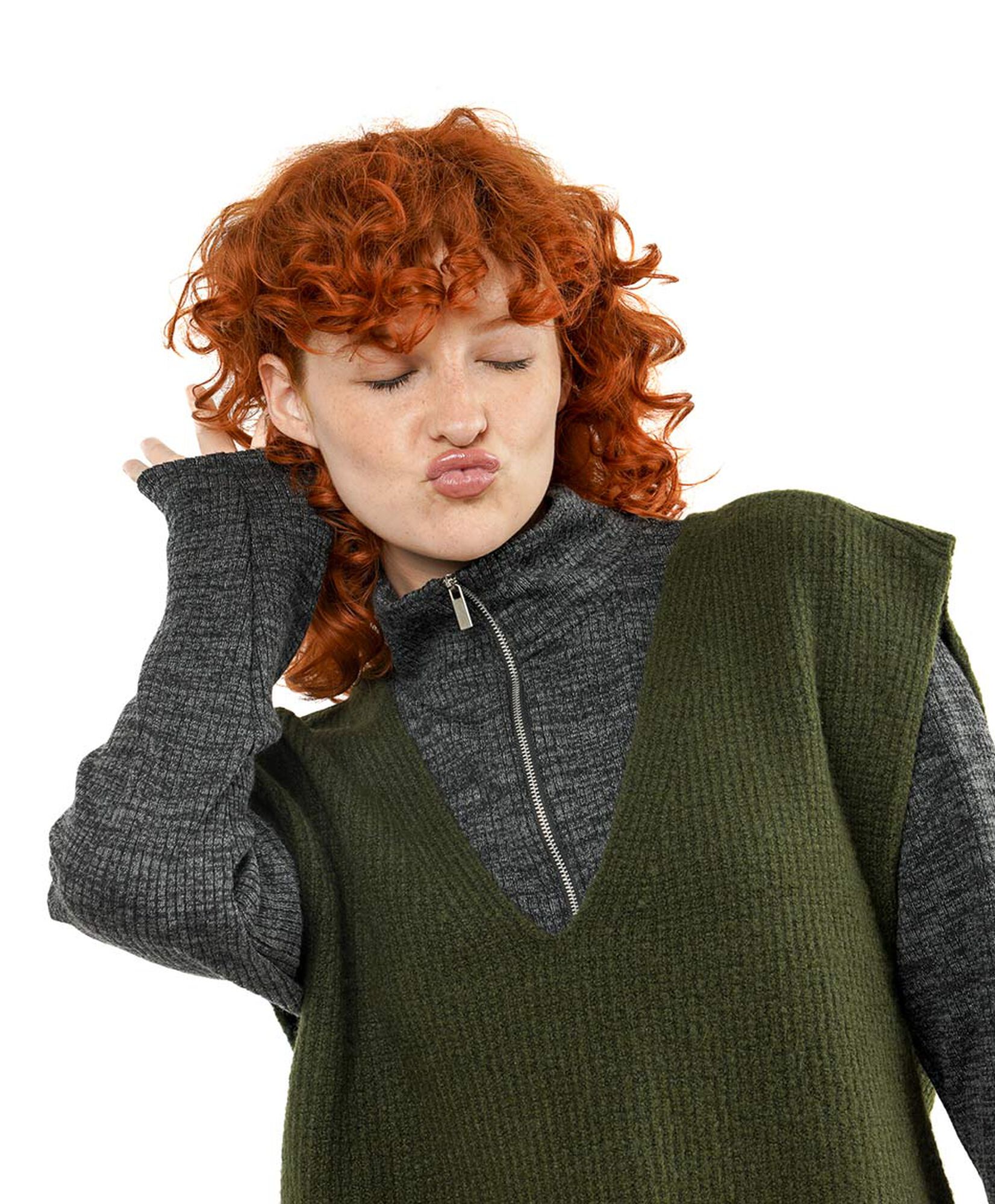 Sweater mujer cuello v sin mangas Sweater mujer cuello v sin mangas