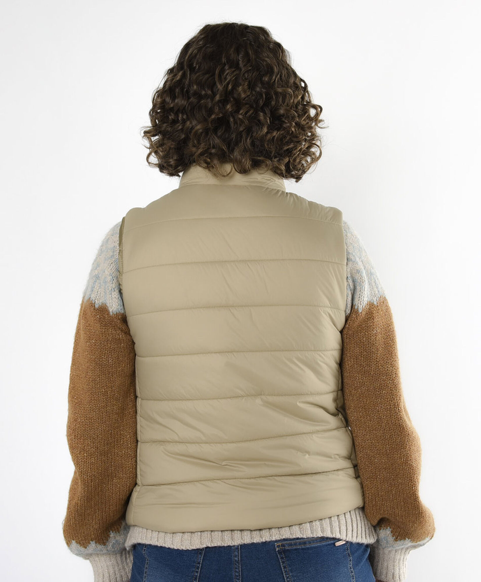 Parka mujer costuras sin mangas Parka mujer costuras sin mangas
