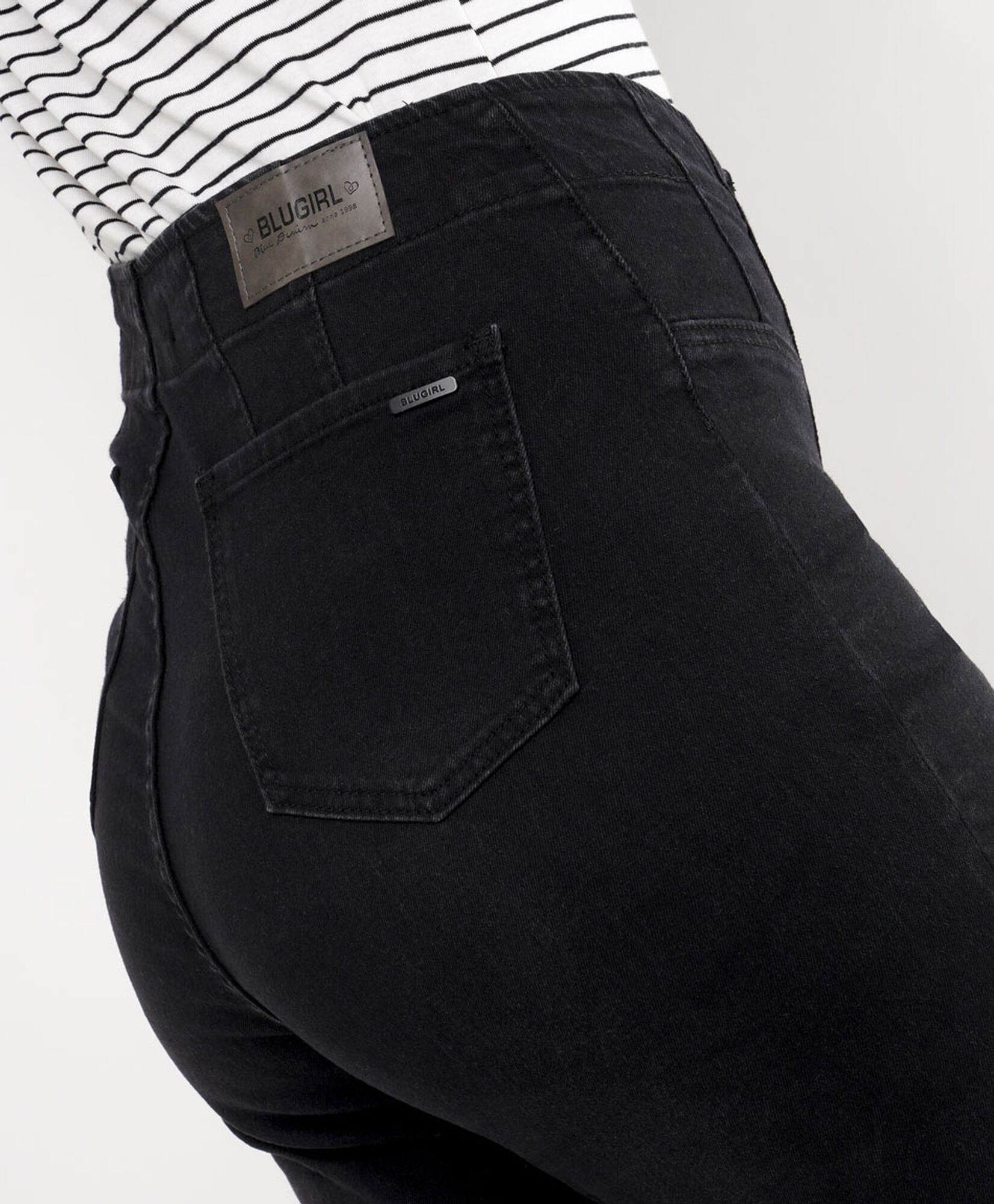Jeans mujer pinzas pretina flare Jeans mujer pinzas pretina flare