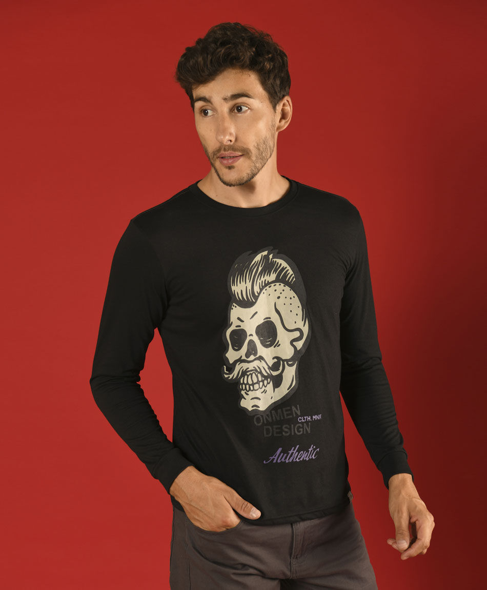 Polera estampada
