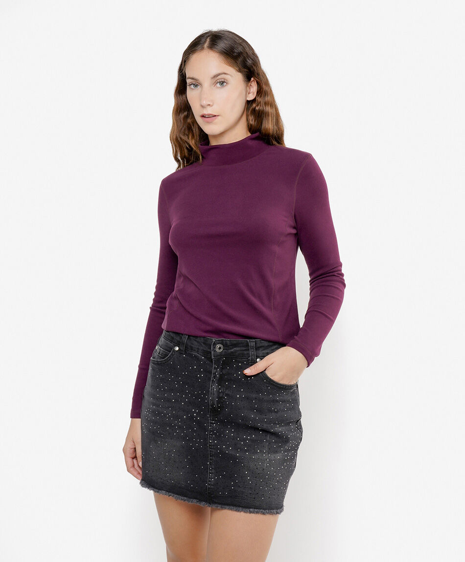 Mini falda mujer brillos