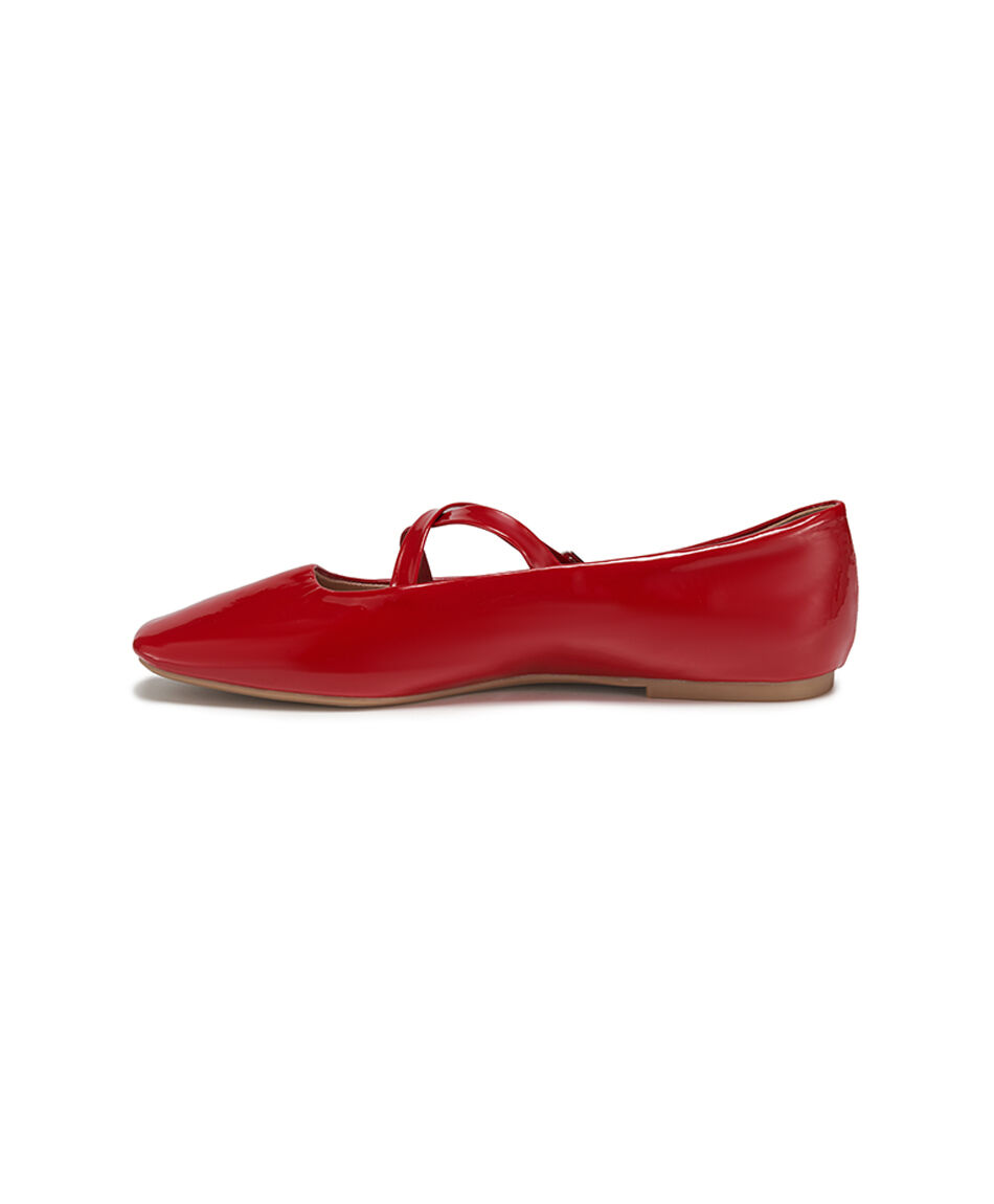 Ballerina mujer mary jane roja