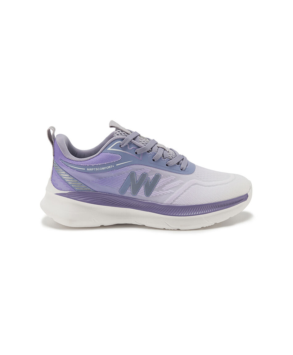 Zapatilla deportiva mujer degrad&eacute; lila