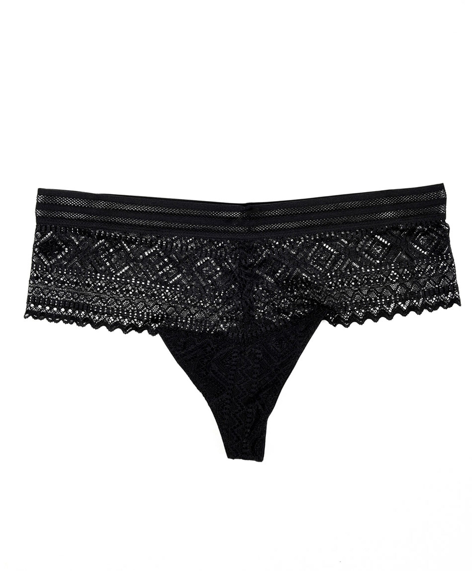 Pantaleta mujer encaje diseño negro Pantaleta mujer encaje diseño negro