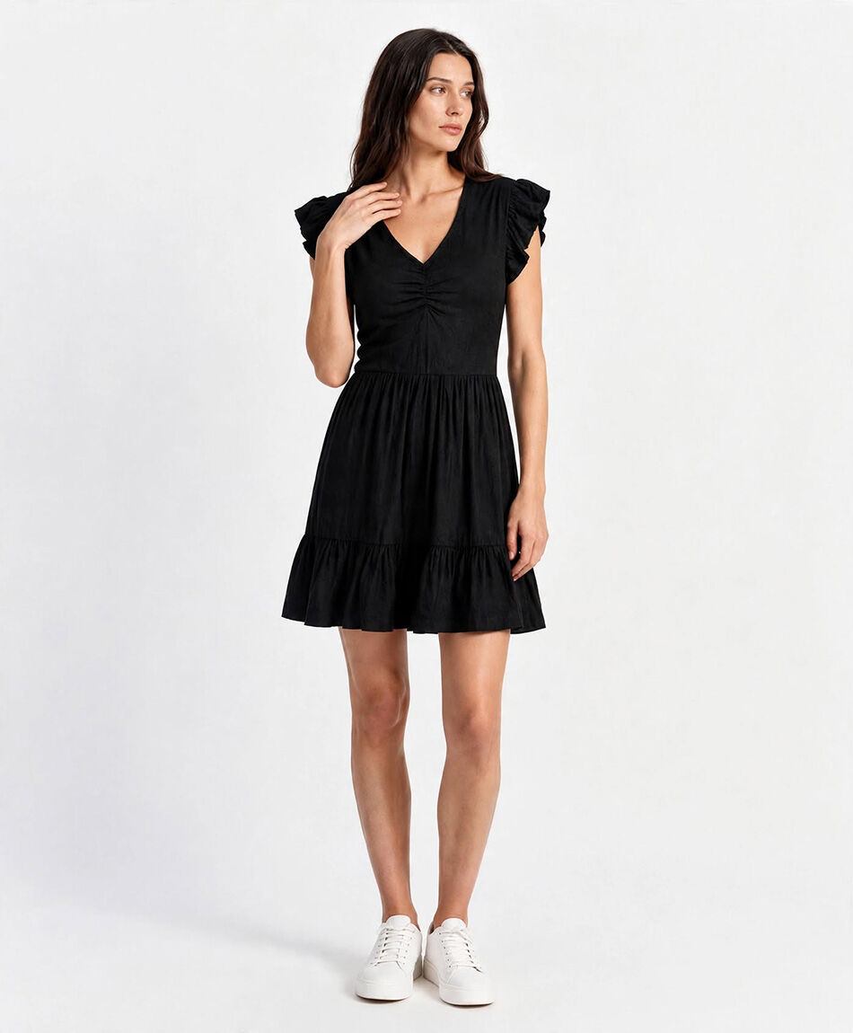 Vestido mujer vuelitos