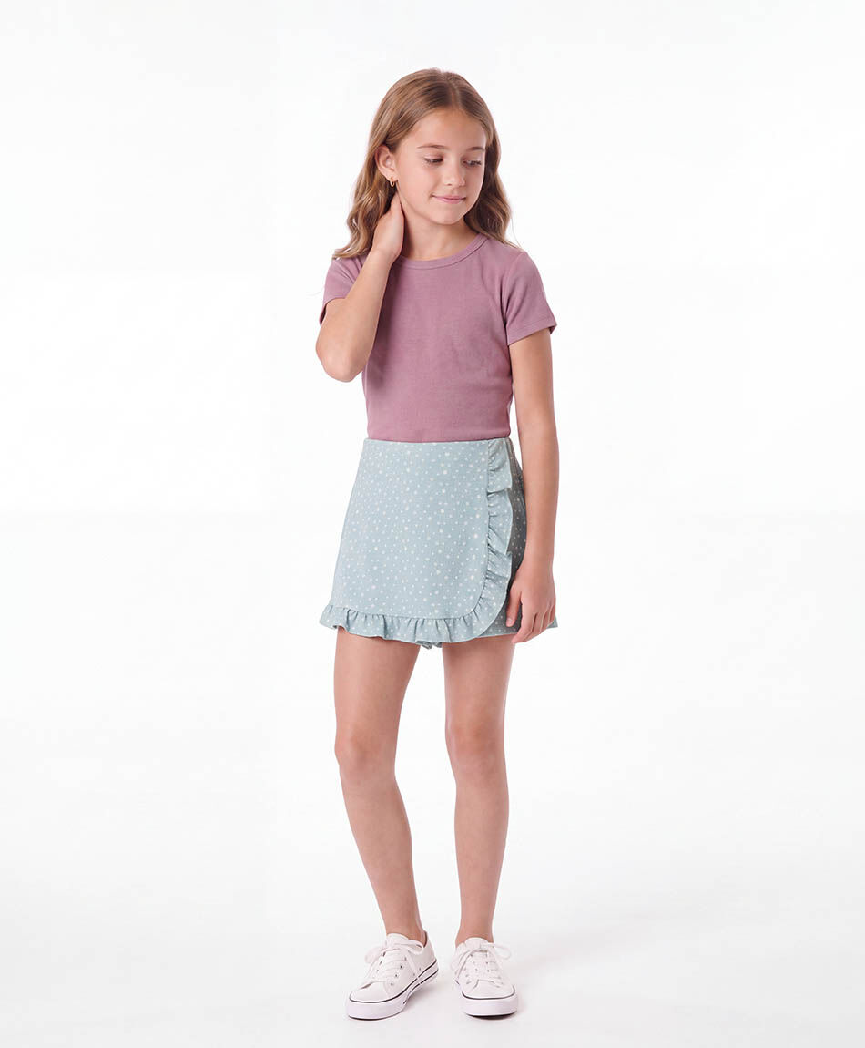 Short ni&ntilde;a falda estrellas