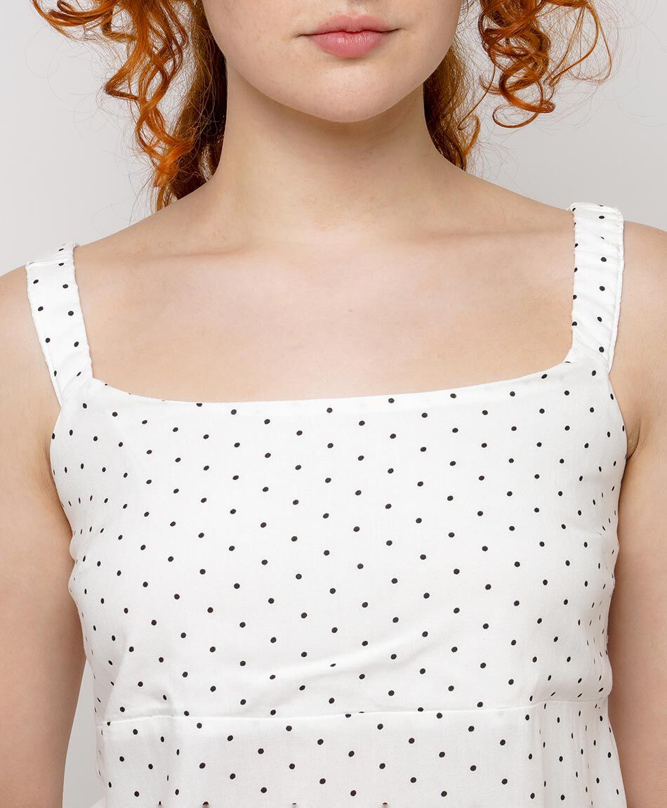 Blusa mujer tirantes puntos