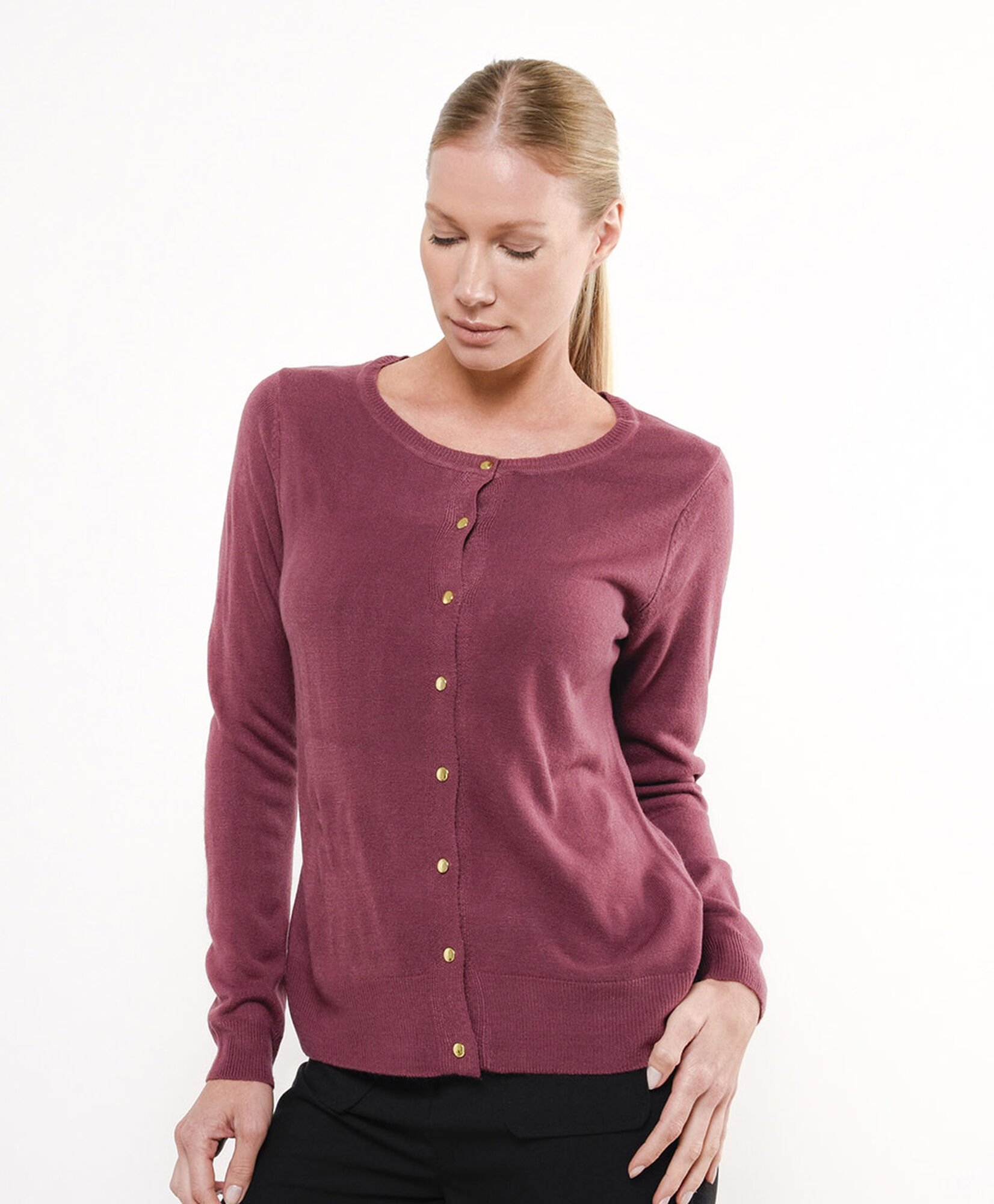 Cardigan mujer básico botones Cardigan mujer básico botones