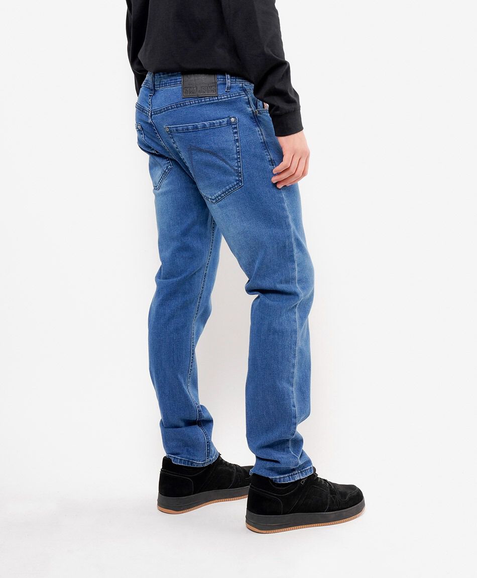 Jeans hombre desgastado slim fit