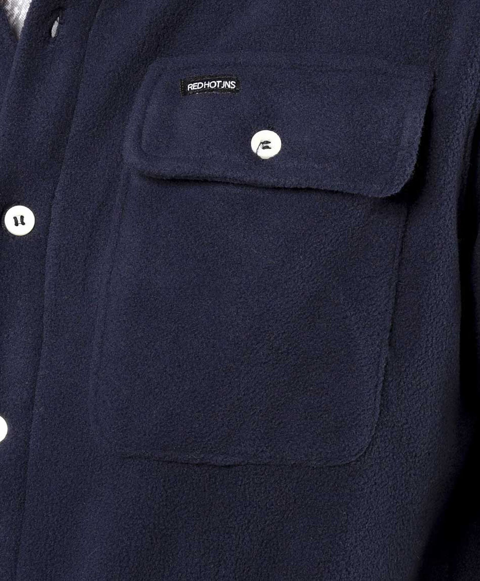 Chaqueta hombre polar leñadora azul Chaqueta hombre polar leñadora azul