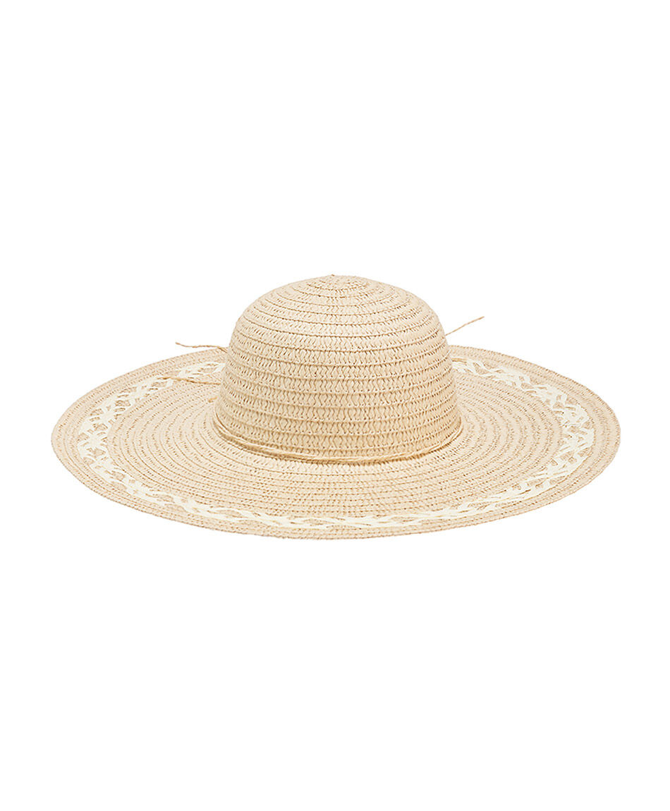 Sombrero mujer bordado