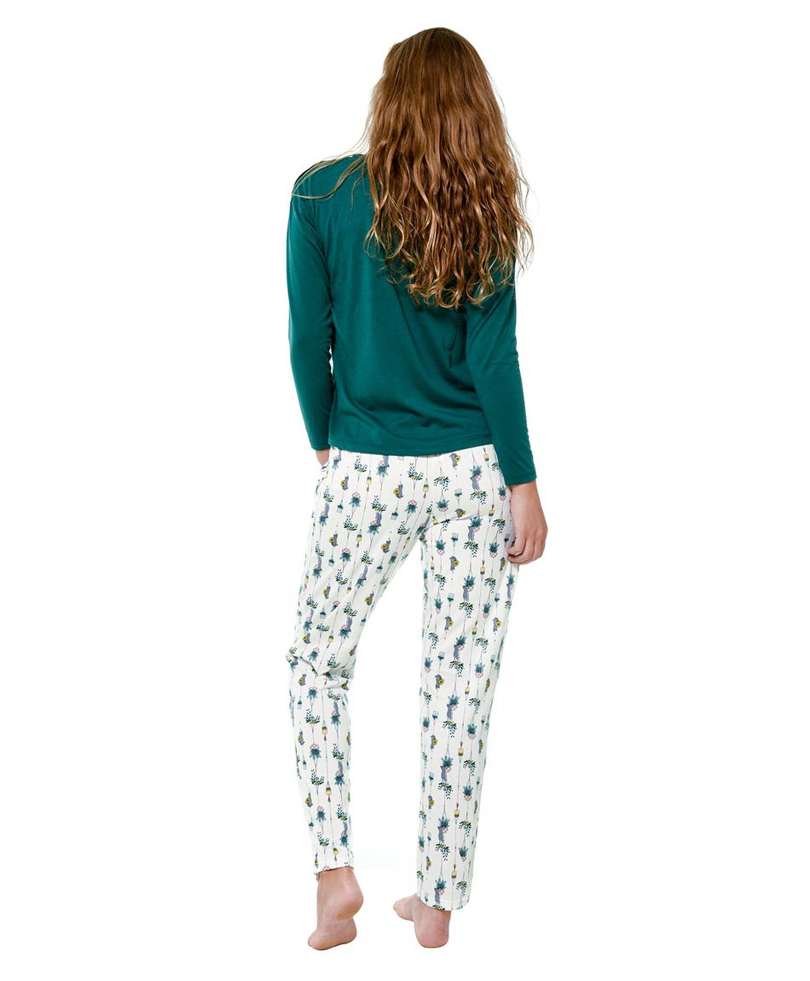 Pijama algodon verde Pijama algodon verde