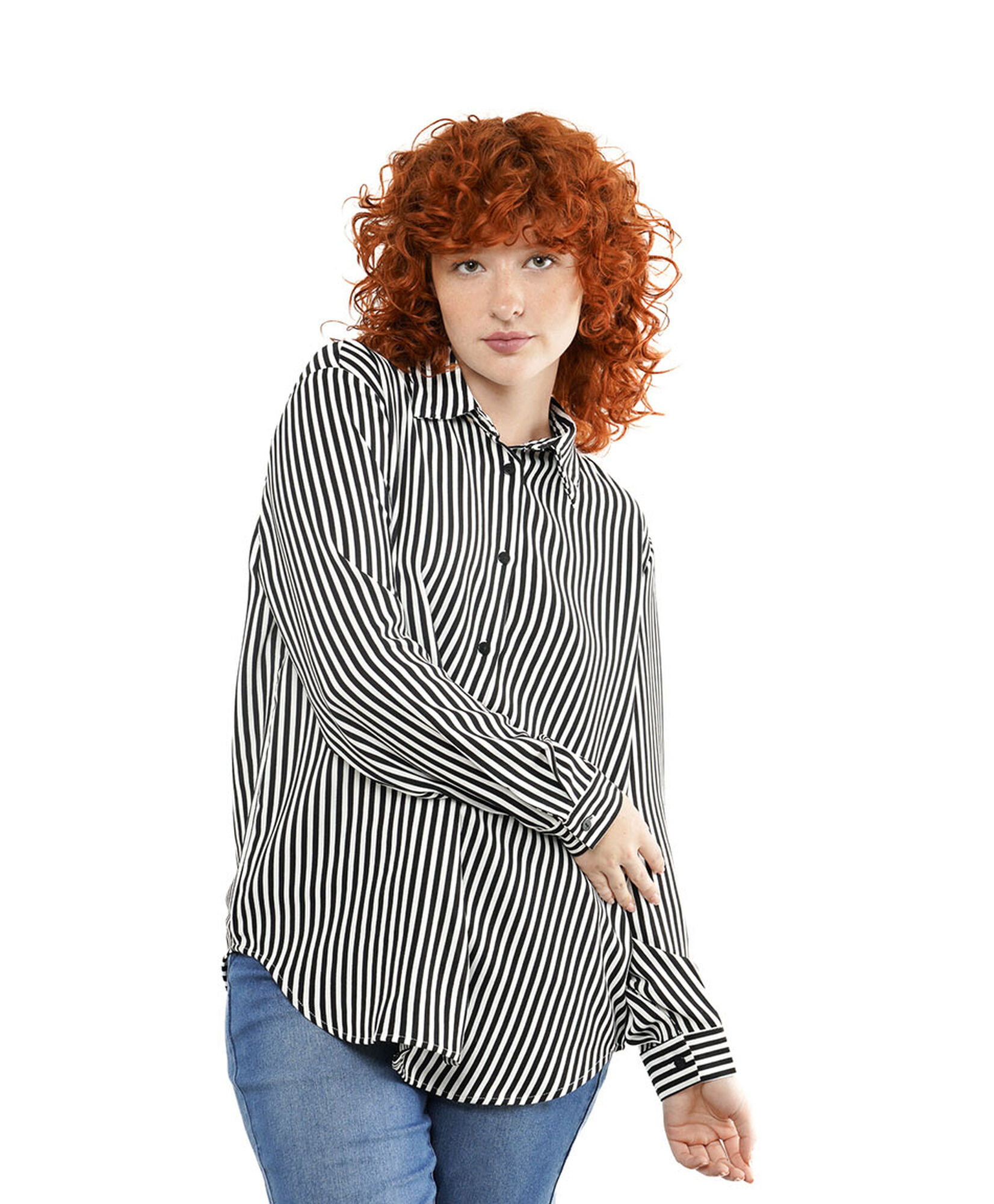 Blusa mujer líneas bicolor Blusa mujer líneas bicolor