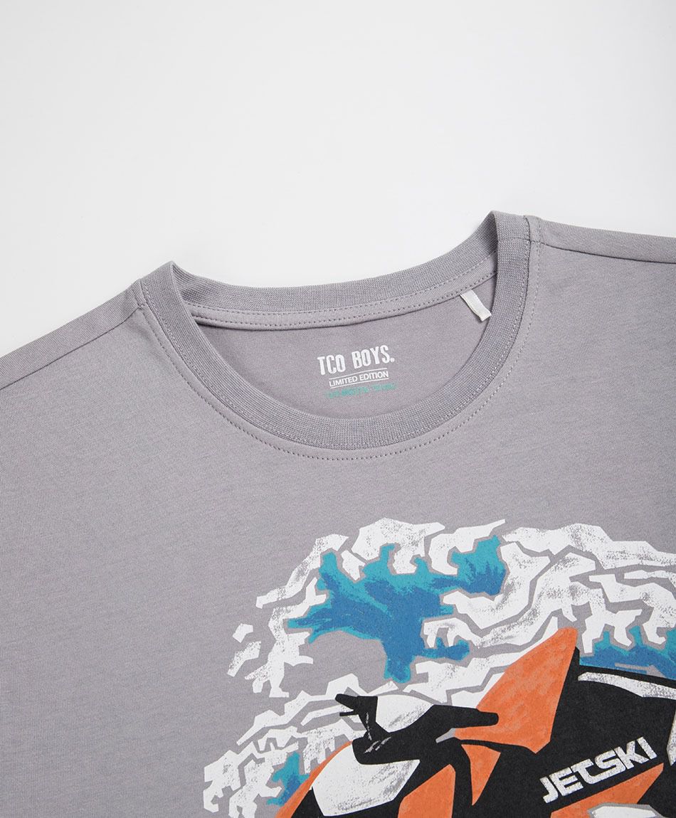 Polera ni&ntilde;o moto de agua