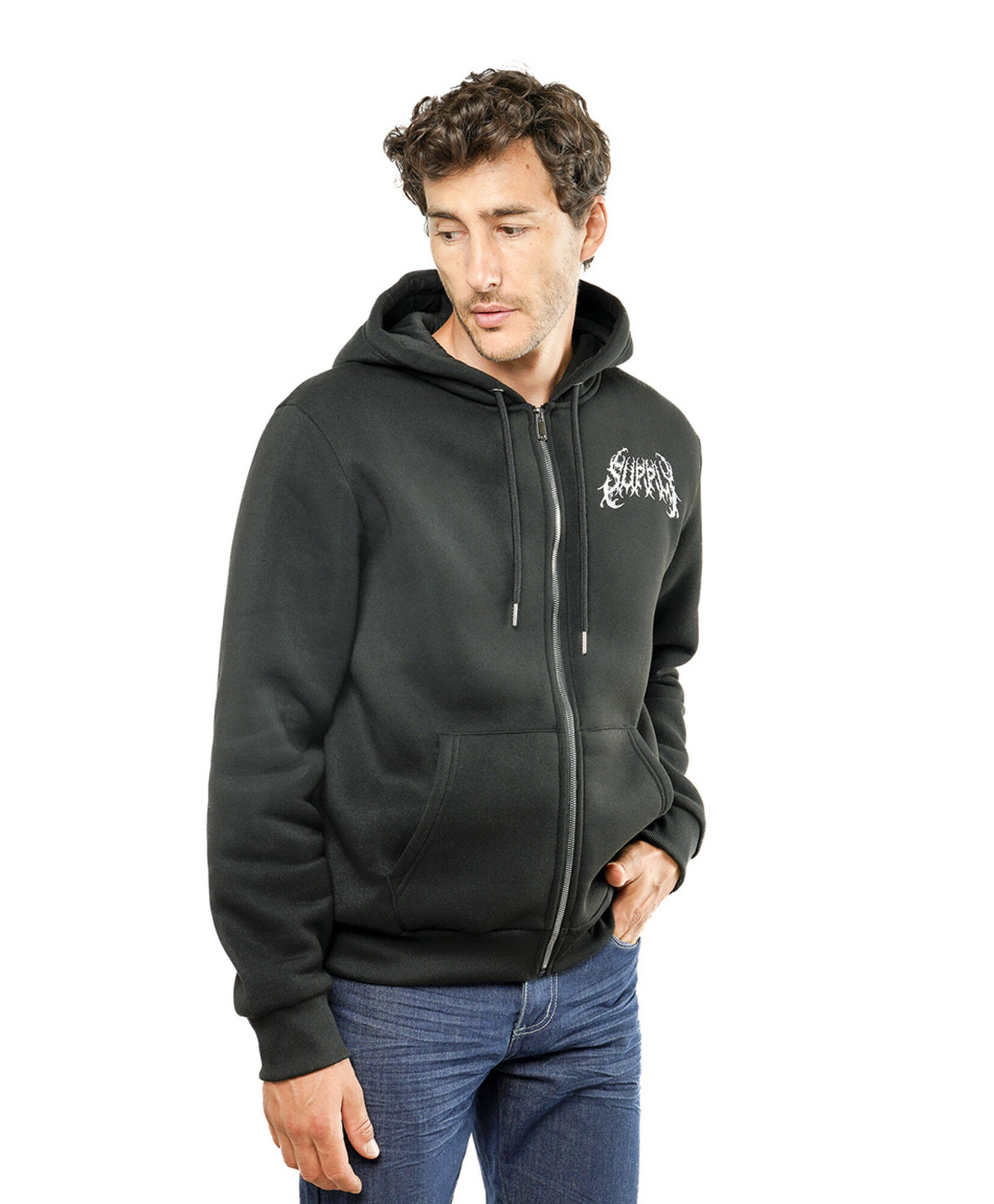 Polerón hombre doble estampado Polerón hombre doble estampado