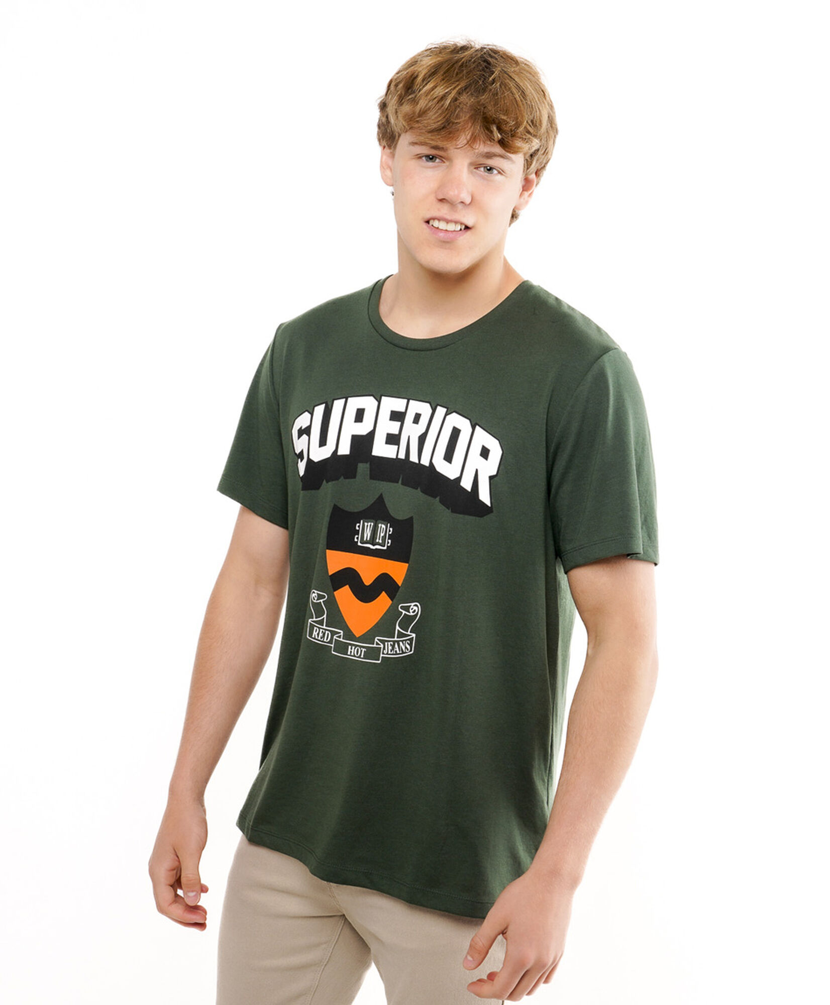 Polera hombre superior logo Polera hombre superior logo