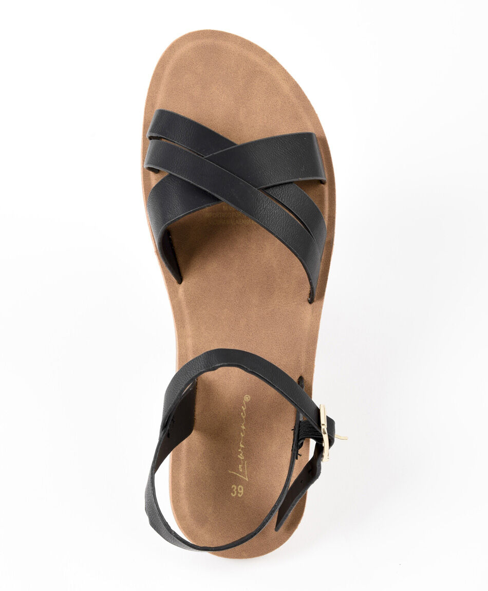 Sandalia mujer cruzada