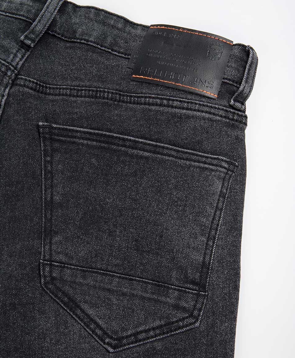 Bermuda hombre denim gris oscuro