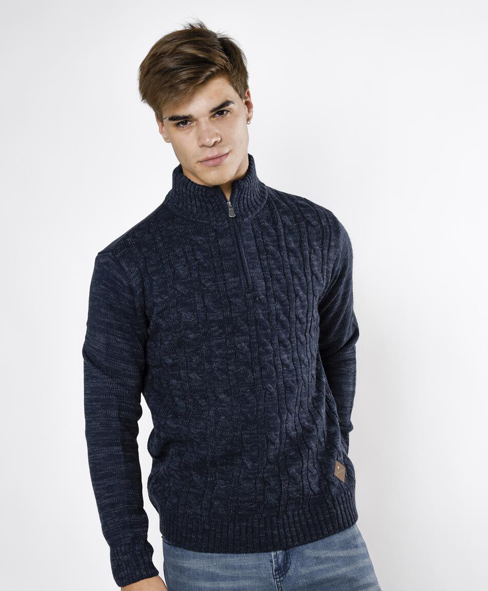 Sweater hombre trenzado