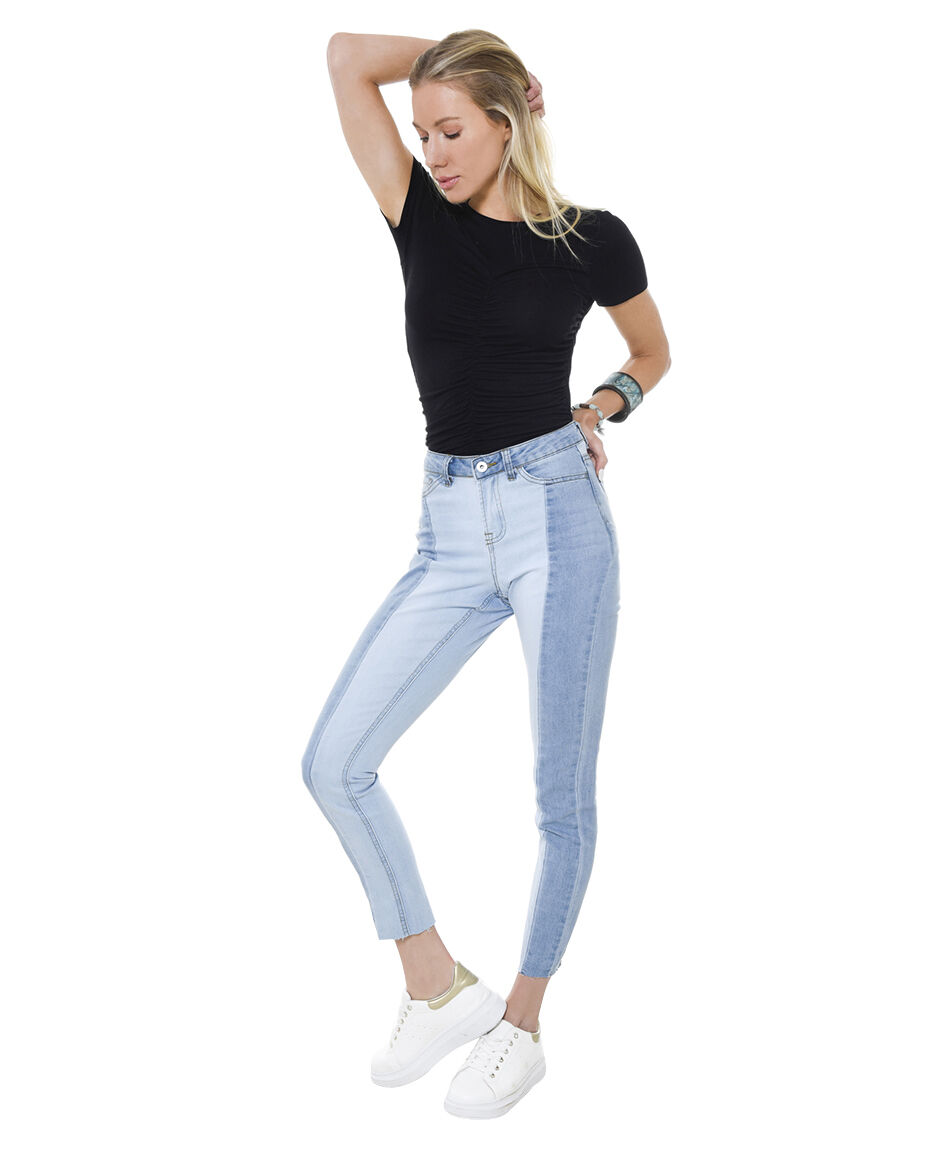 Jeans bicolor