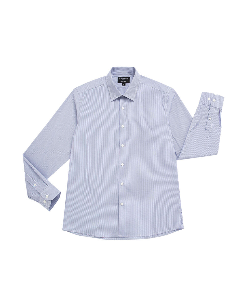 Camisa hombre elegante lineas blue