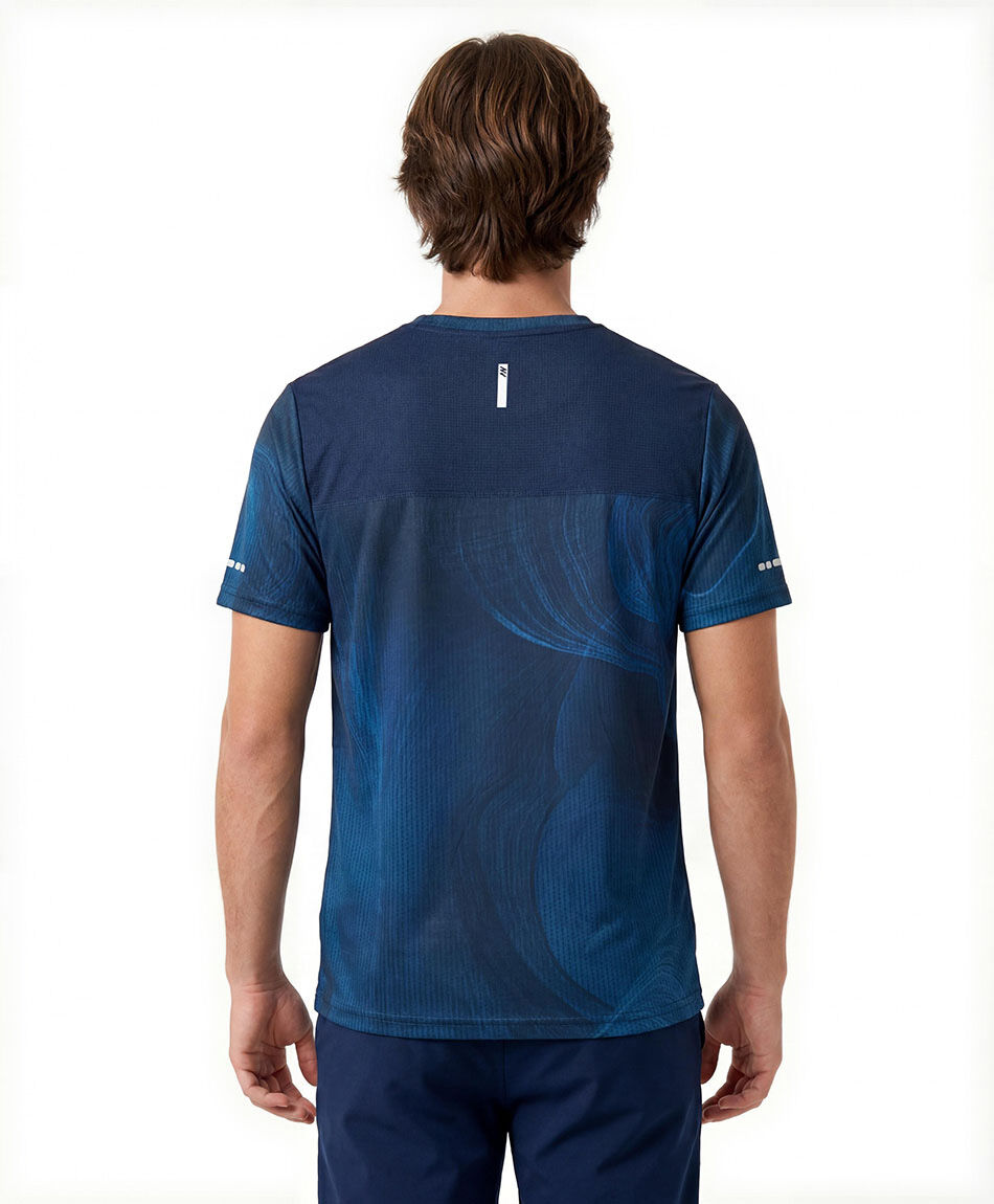 Polera deportiva hombre ondas