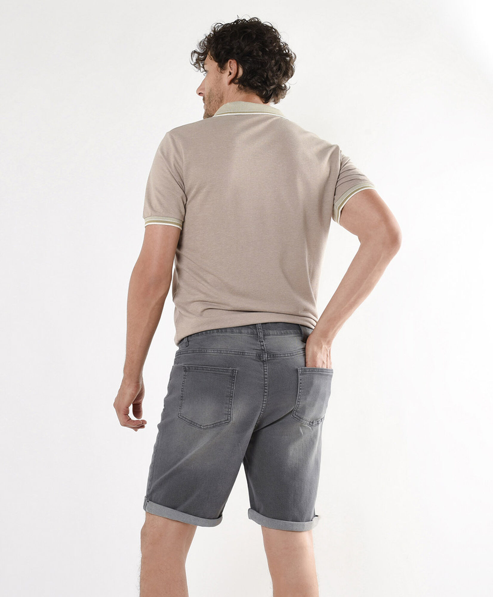 Short hombre denim gris Short hombre denim gris