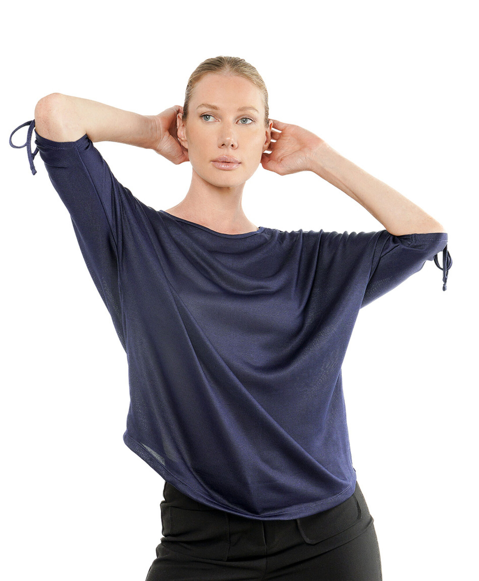 Polera mujer lazos mangas Polera mujer lazos mangas