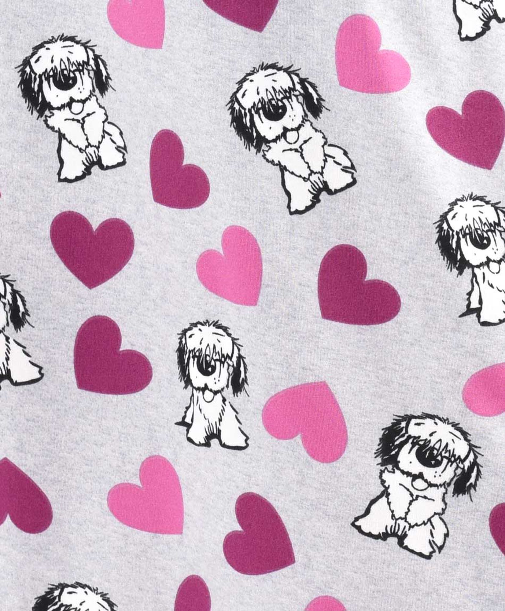 Camisola mujer perritos y corazones Camisola mujer perritos y corazones