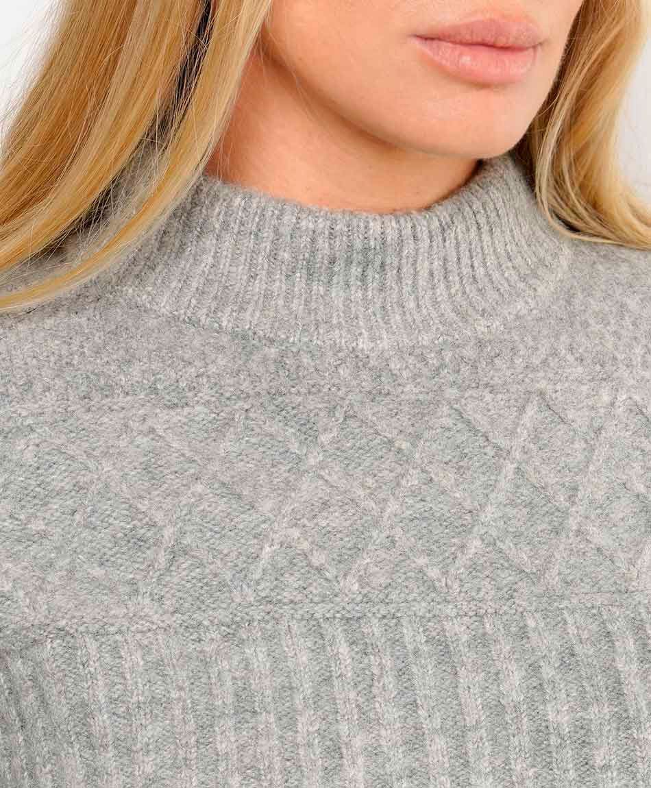 Sweater mujer melange dise&ntilde;o&nbsp;