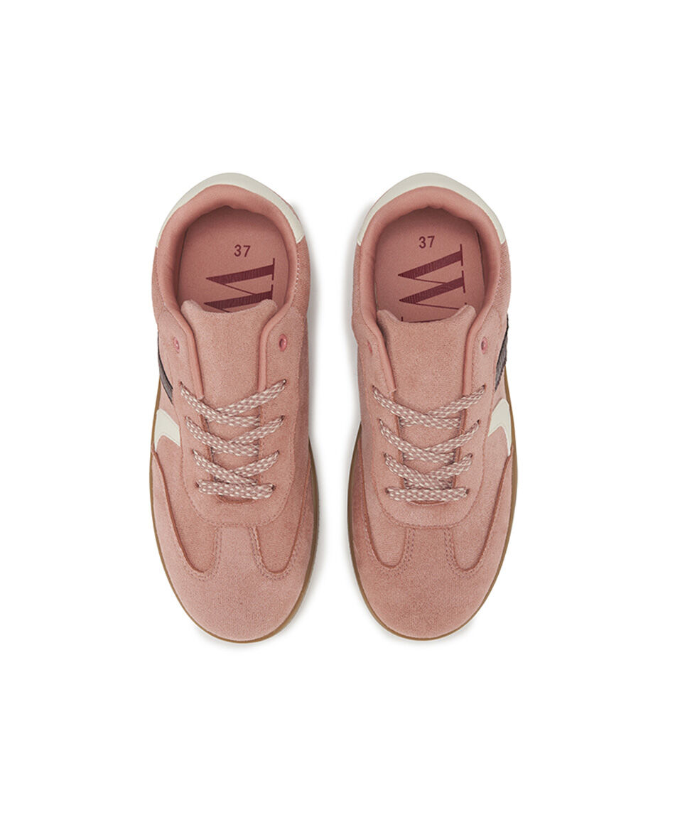 Zapatilla mujer vintage pink