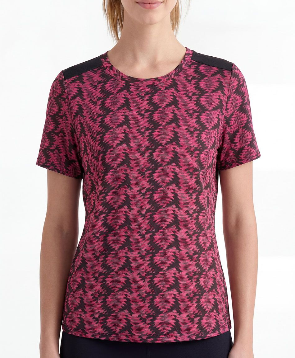 Polera deportiva mujer print frontal
