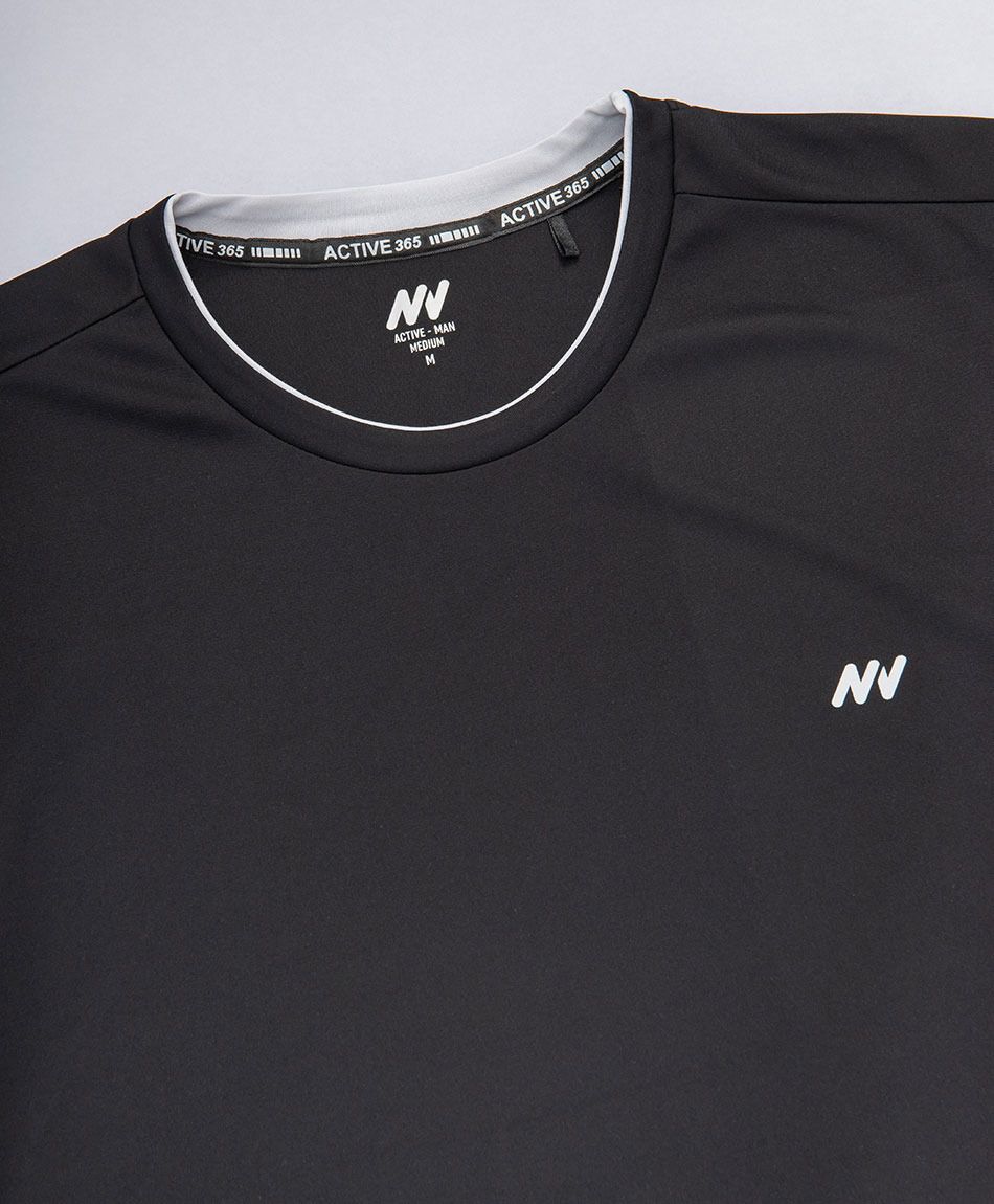 Polera deportiva hombre l&iacute;neas laterales