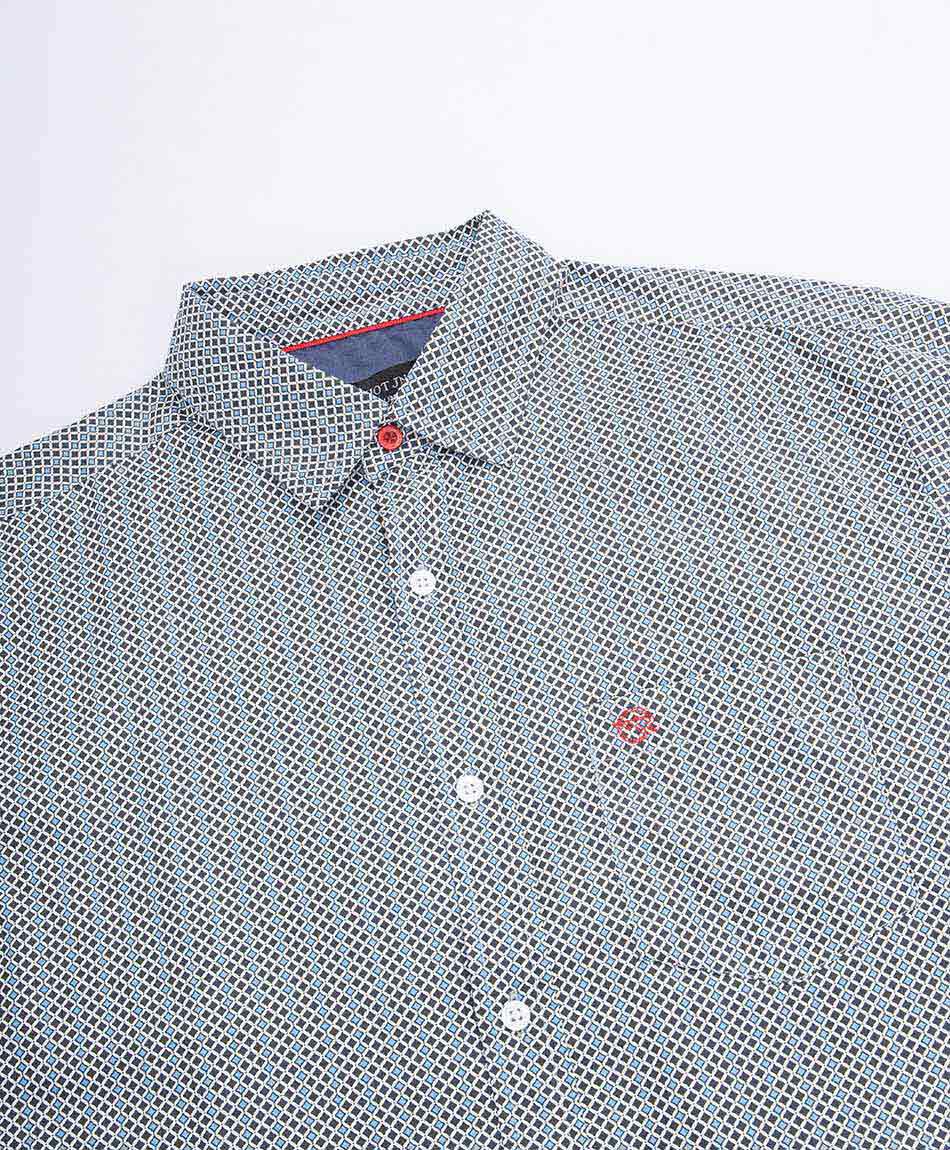 Camisa hombre rombos