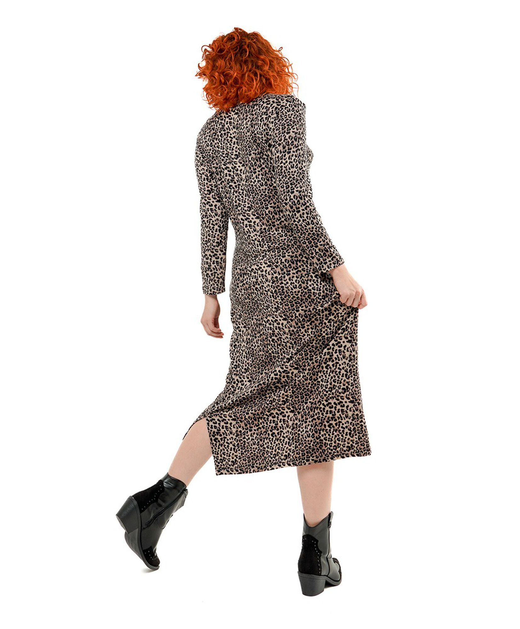 Vestido mujer animal print largo Vestido mujer animal print largo