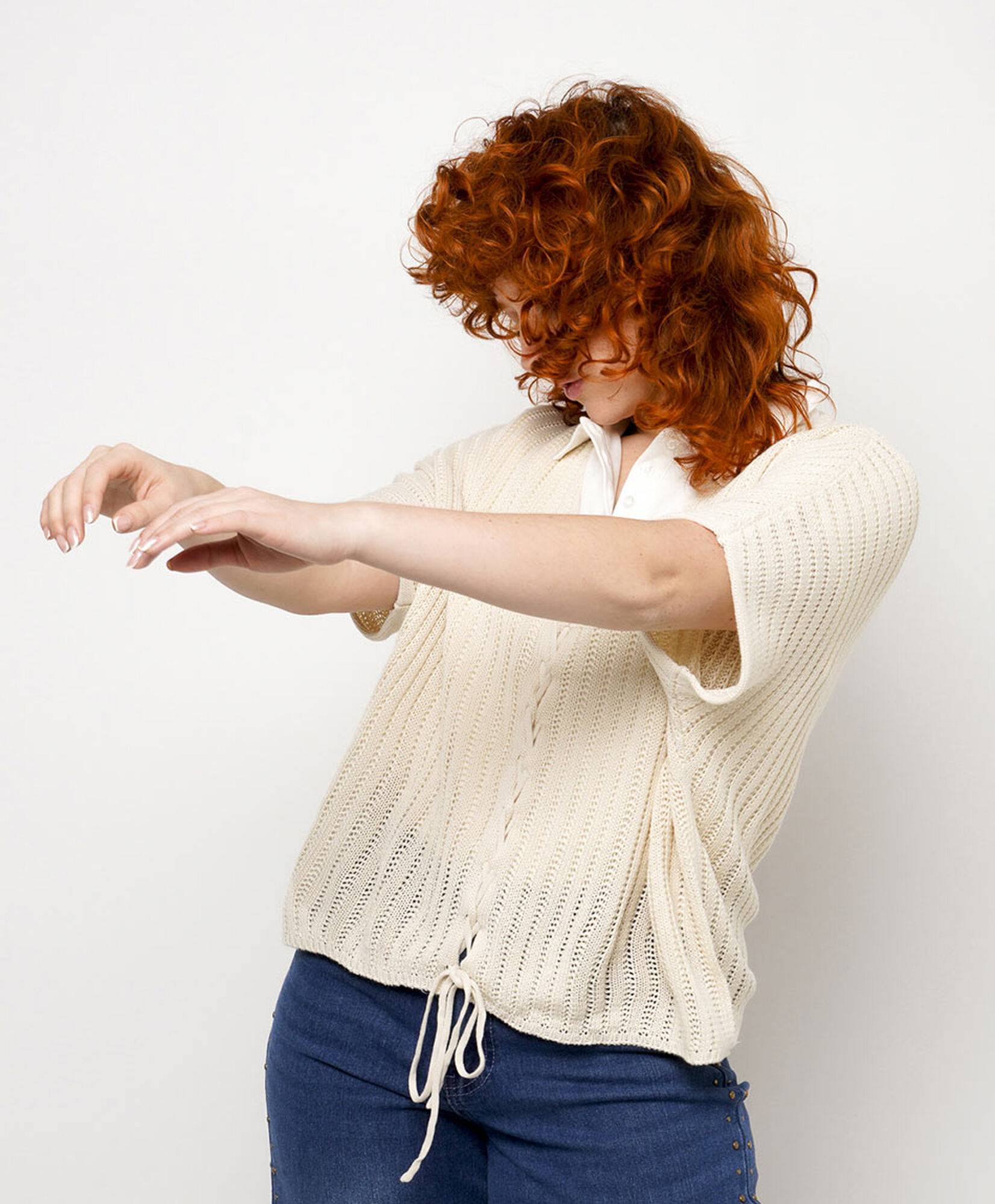 Sweater mujer tejido lazo Sweater mujer tejido lazo