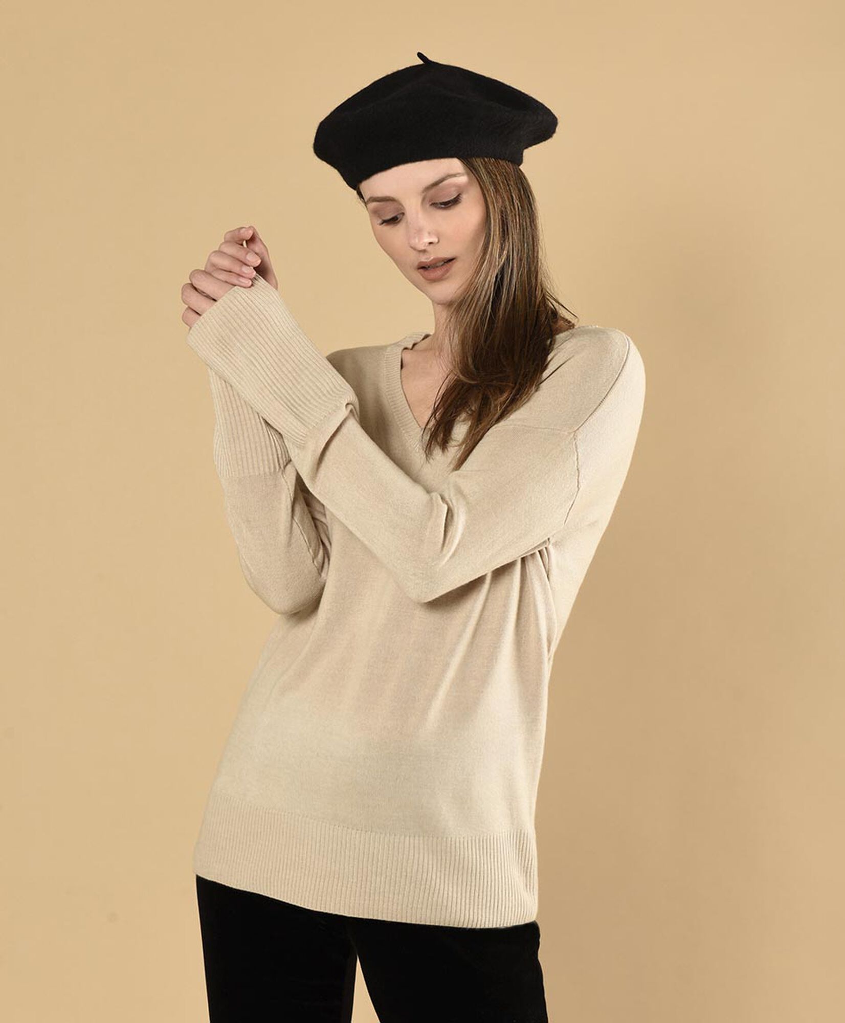 Sweater cuello v Sweater cuello v