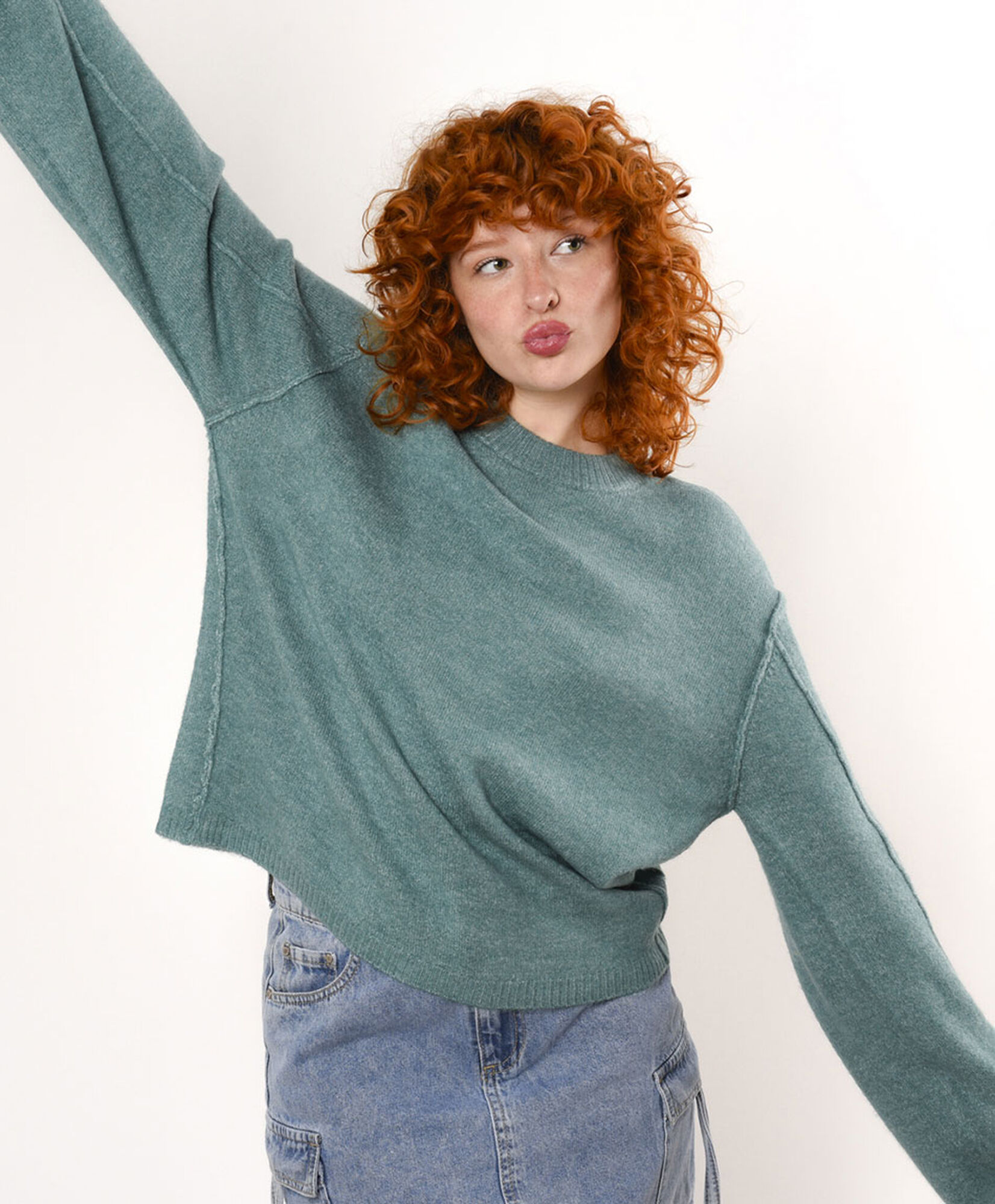 Sweater mujer costuras Sweater mujer costuras