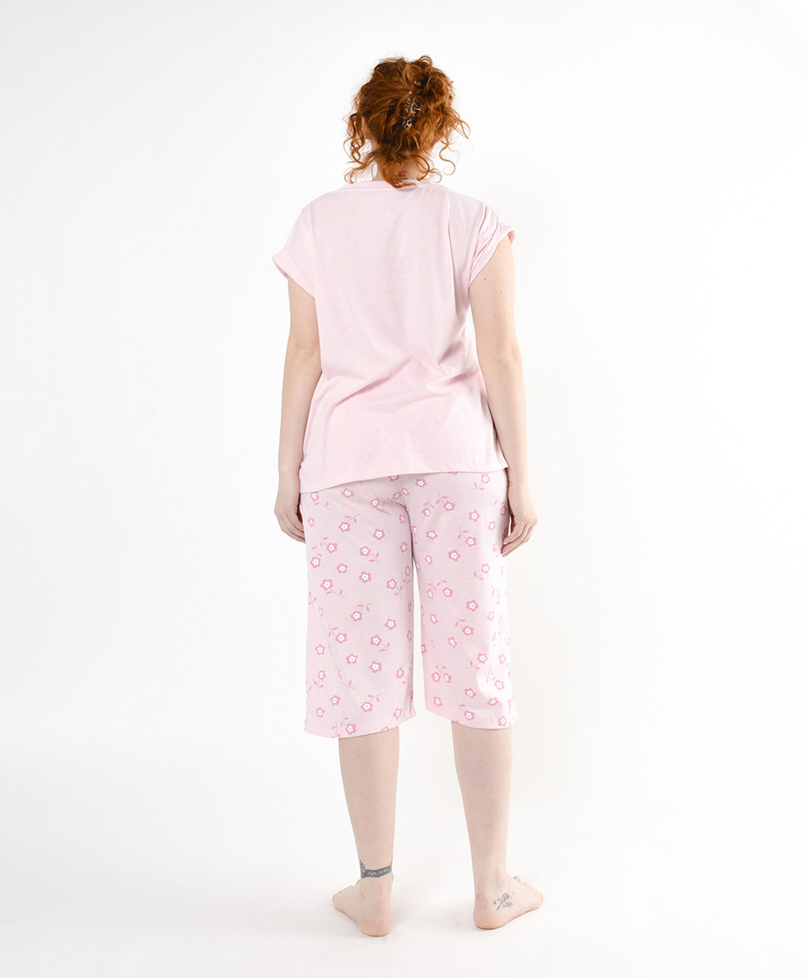 Pijama mujer gatito y florcitas Pijama mujer gatito y florcitas