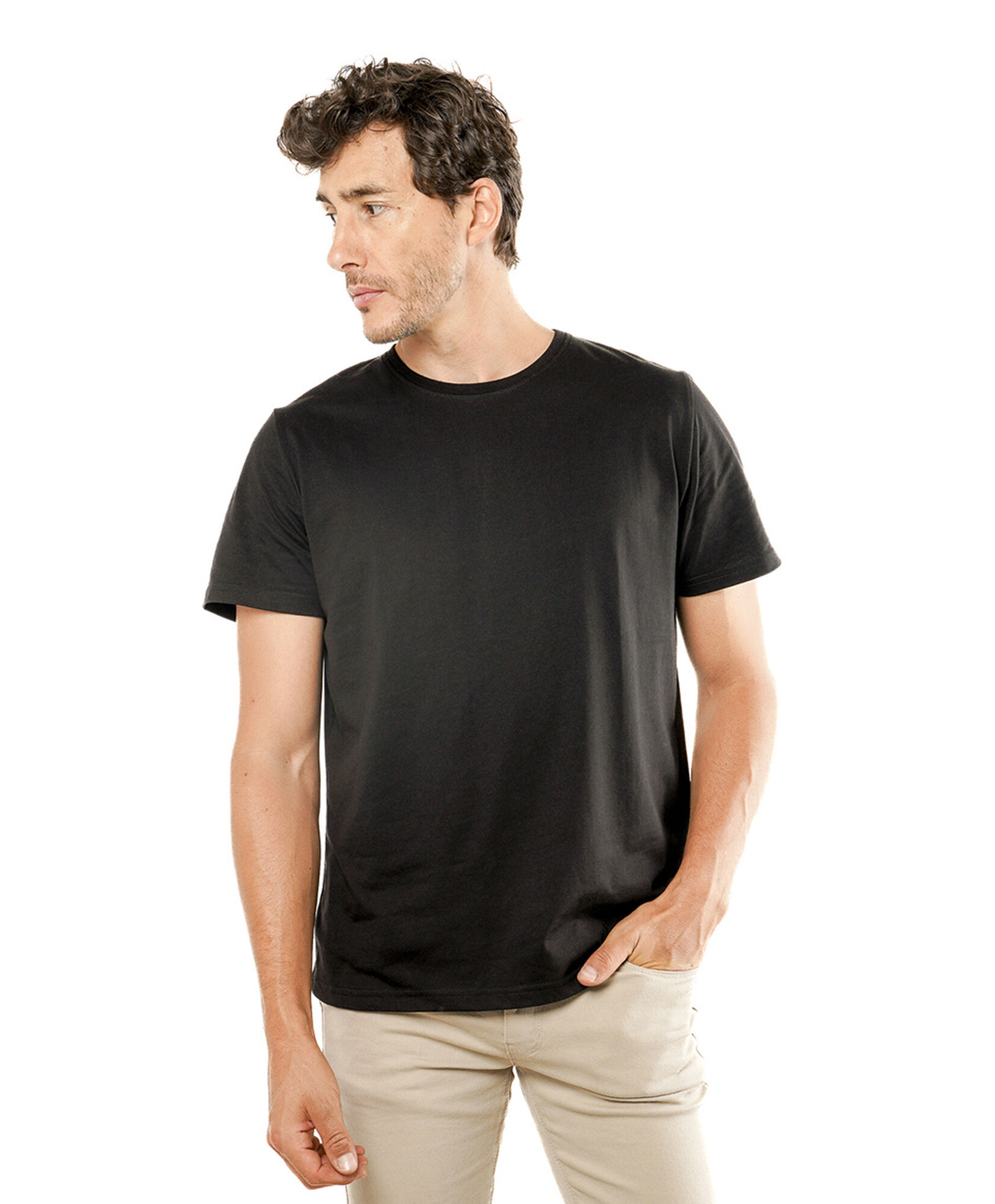Polera hombre lisa básica colores Polera hombre lisa básica colores