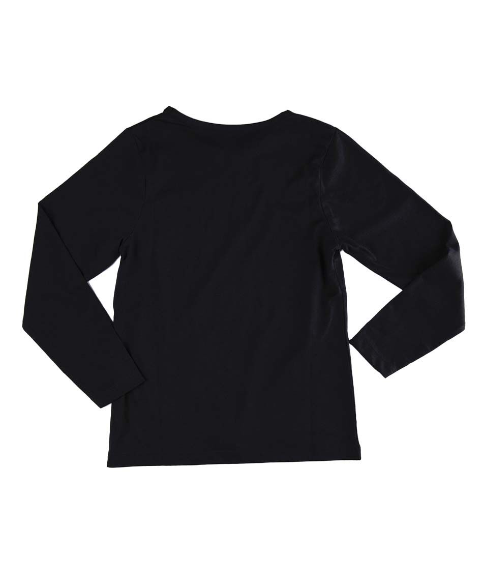 Polera manga larga cuello redondo