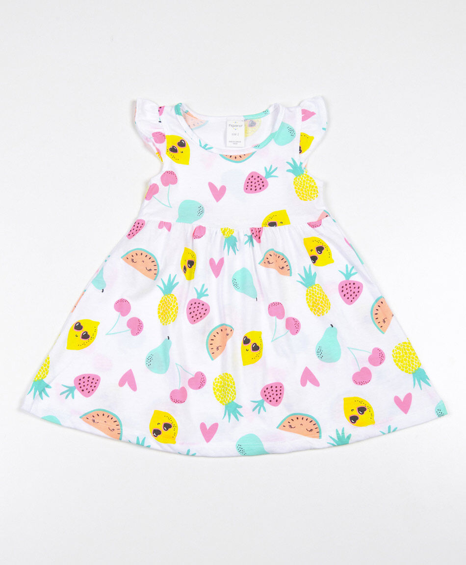 Vestido bebé frutas