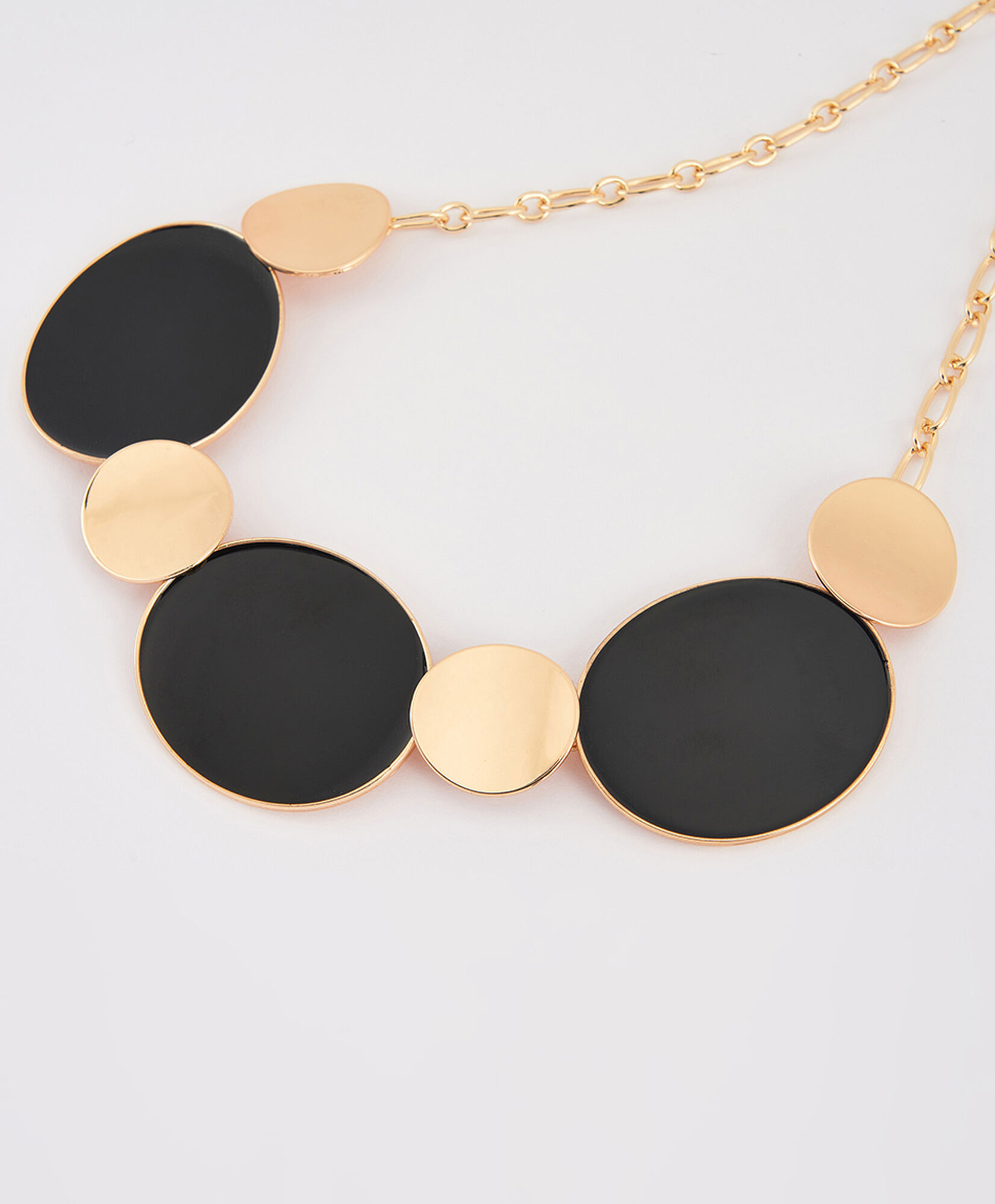 Collar mujer negro y dorado Collar mujer negro y dorado