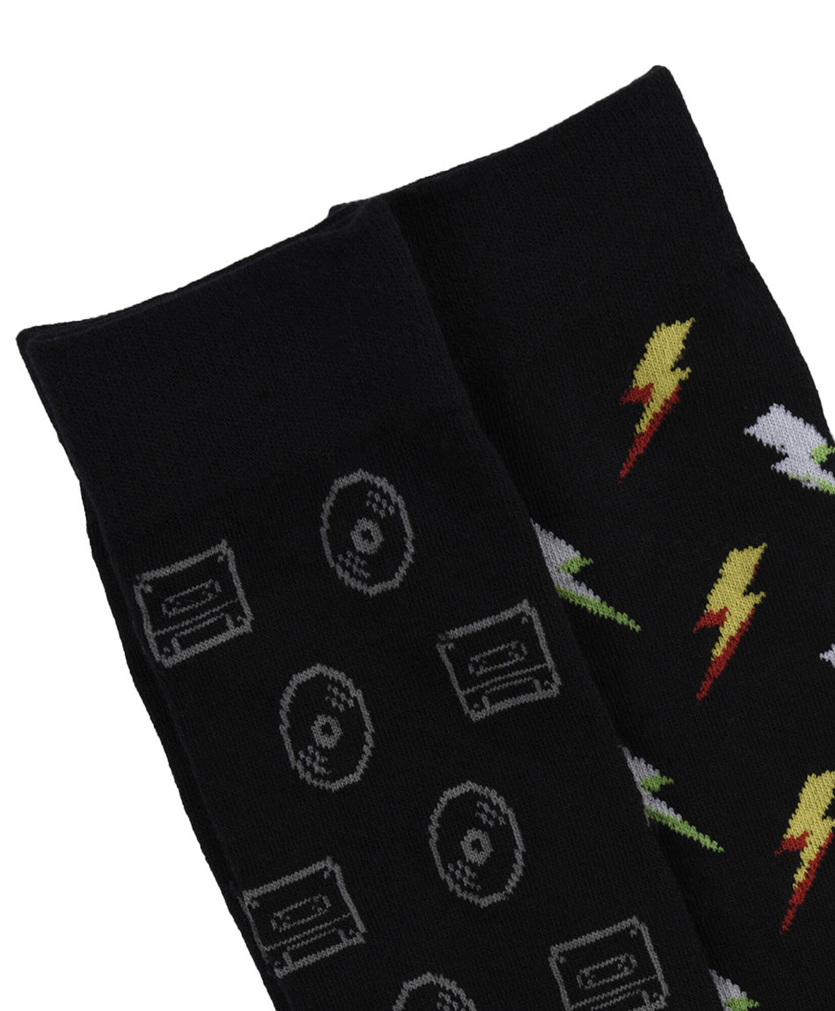 Pack 2 calcetines hombre rayos y disco Pack 2 calcetines hombre rayos y disco