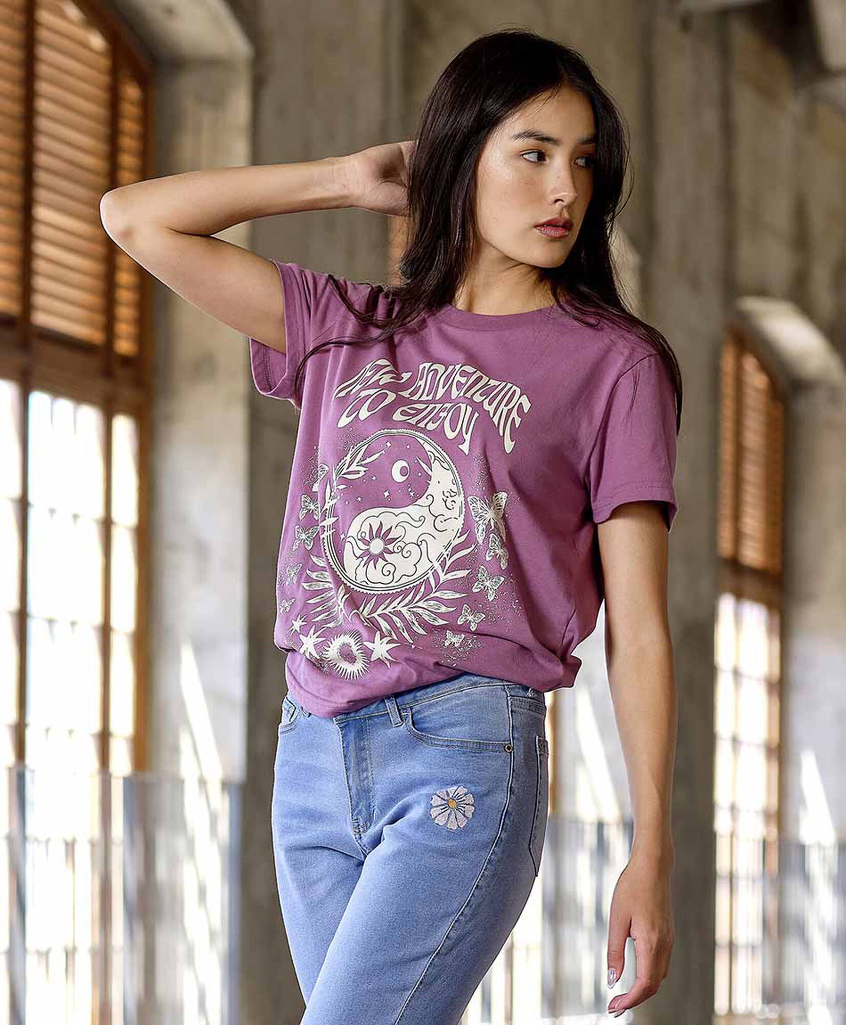 Polera mujer yin yang Polera mujer yin yang