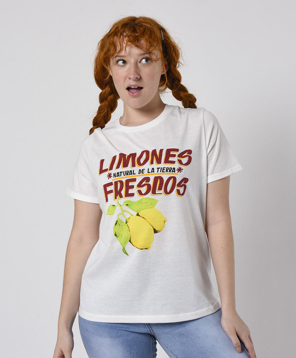 Polera mujer limones